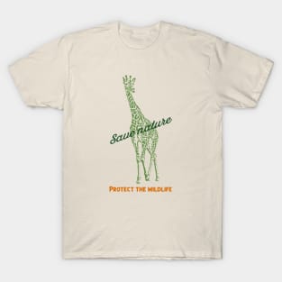 Save nature protect the wildlife T-Shirt